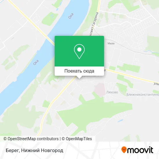 Карта Берег