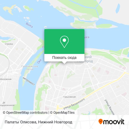Карта Палаты Олисова