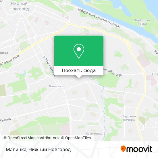 Карта Малинка