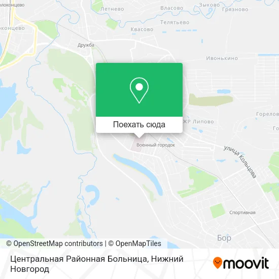 Карта Центральная Районная Больница