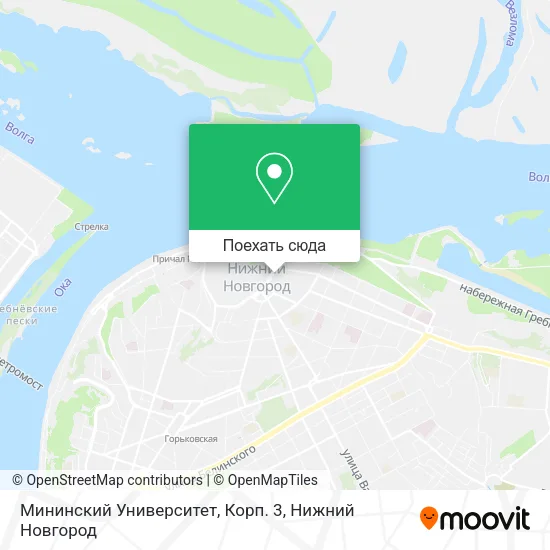 Карта Мининский Университет, Корп. 3