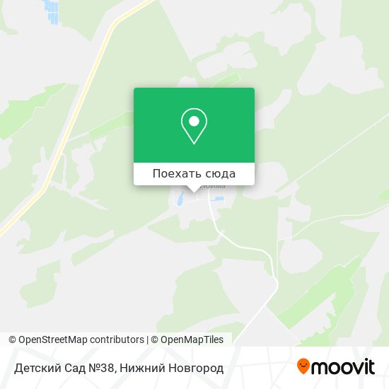 Карта Детский Сад №38