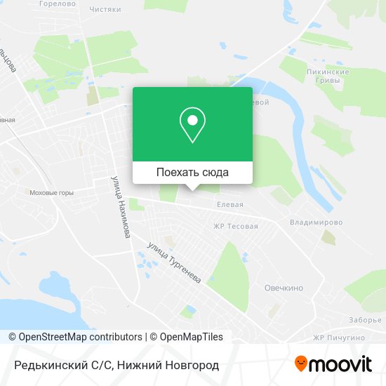 Карта Редькинский С/С