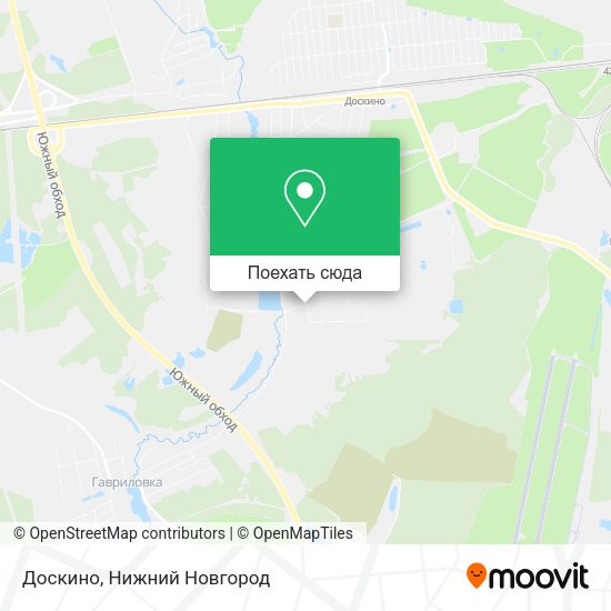 Карта Доскино