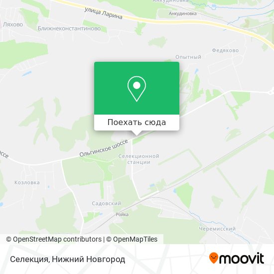 Карта Селекция