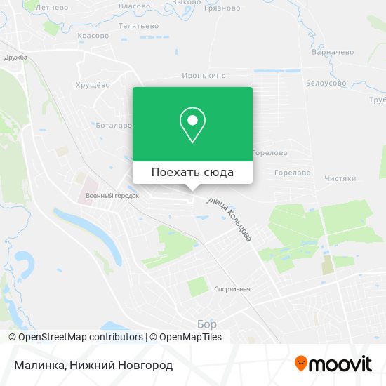 Карта Малинка