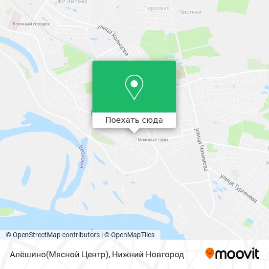 Карта Алёшино(Мясной Центр)