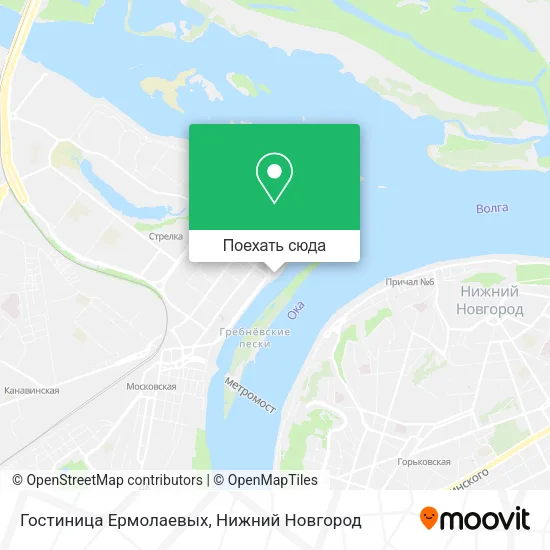 Карта Гостиница Ермолаевых
