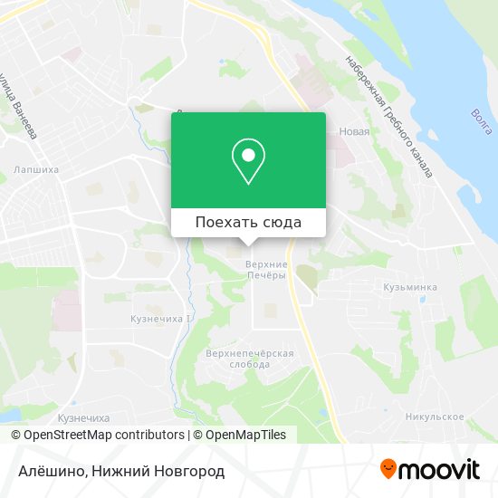 Карта Алёшино