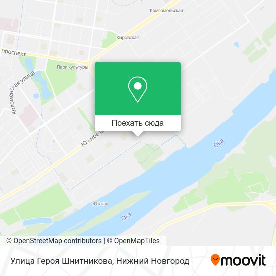 Карта Улица Героя Шнитникова
