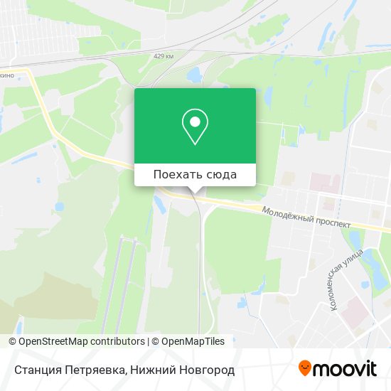 Станция петряевка нижний новгород карта