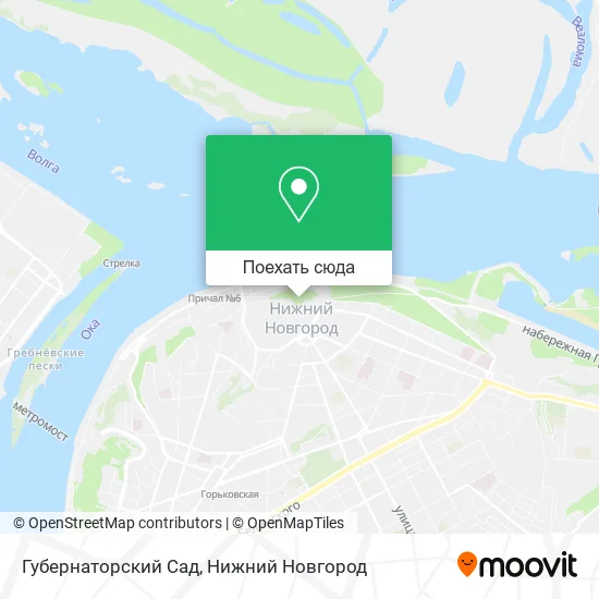 Карта Губернаторский Сад