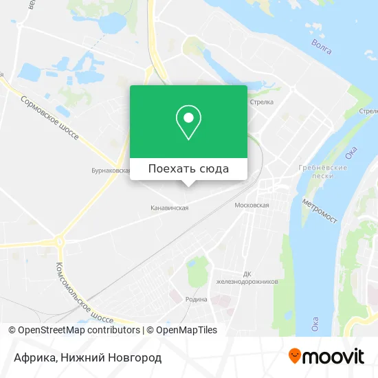 Карта Африка
