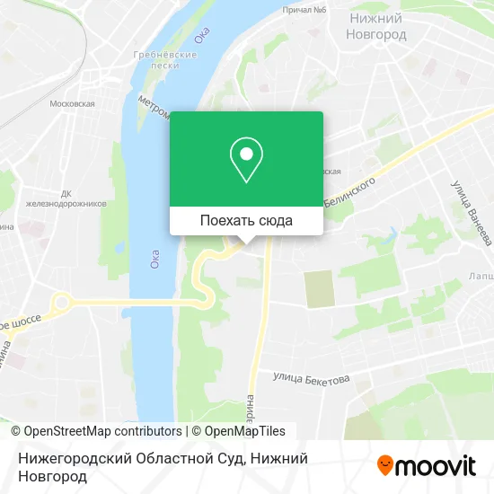 Карта Нижегородский Областной Суд