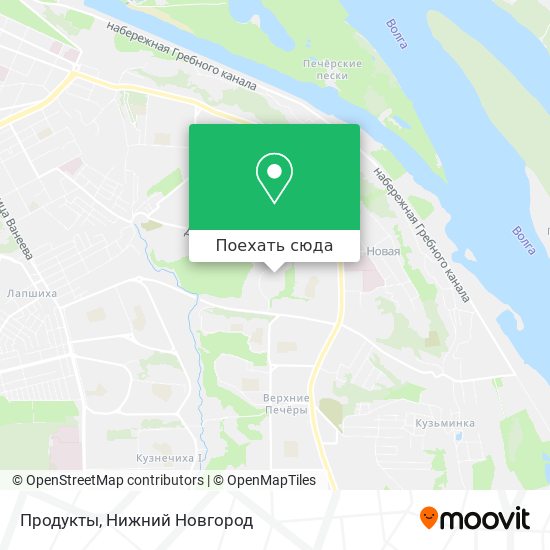 Карта Продукты
