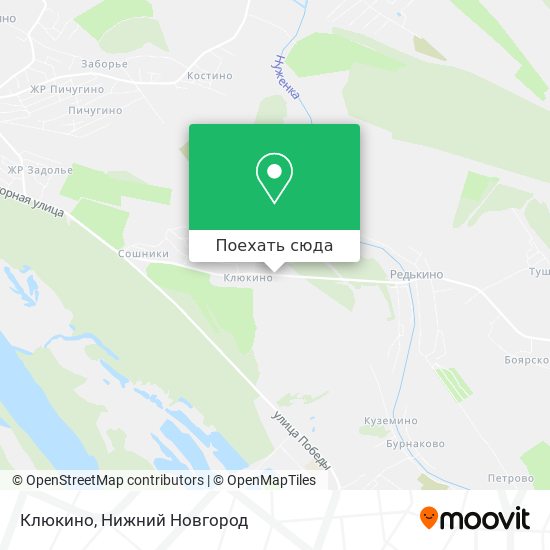 Карта Клюкино