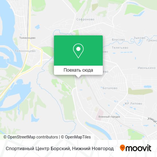 Карта Спортивный Центр Борский