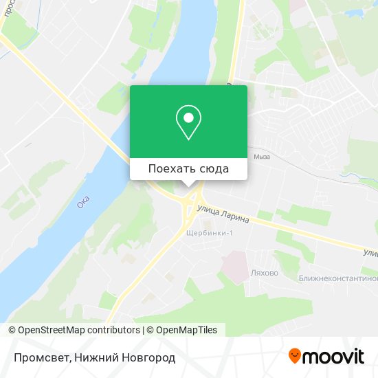 Карта Промсвет