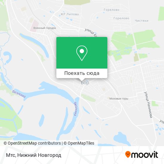 Карта Мтс