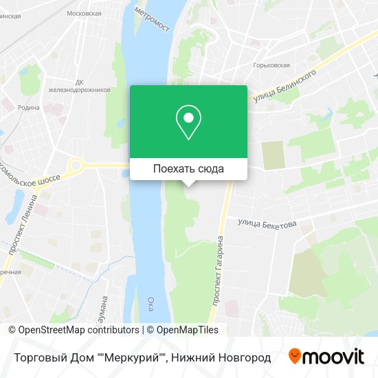 Карта Торговый Дом ""Меркурий""