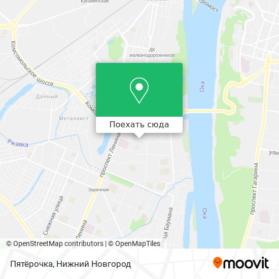 Карта Пятёрочка