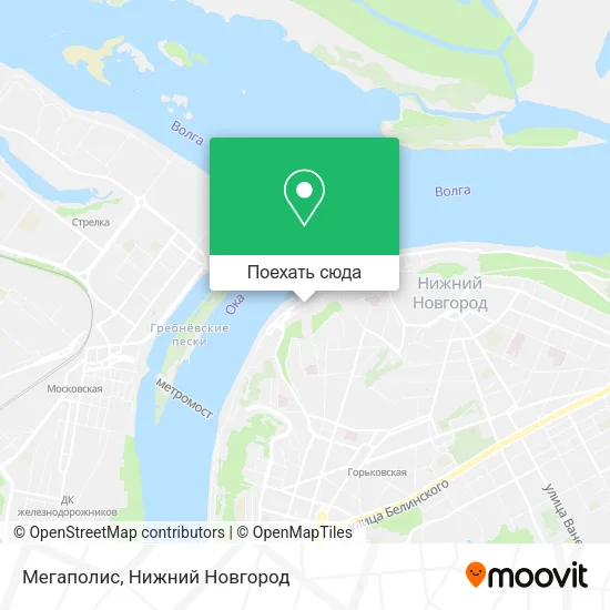 Карта Мегаполис