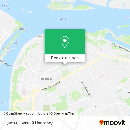 Карта Цветы
