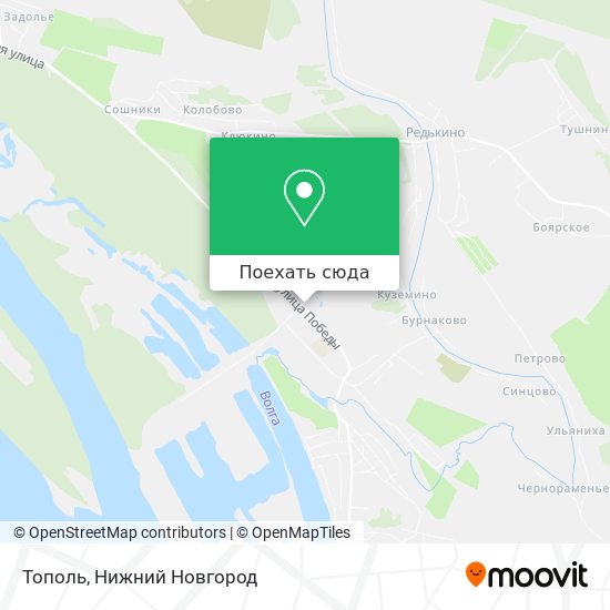 Карта Тополь