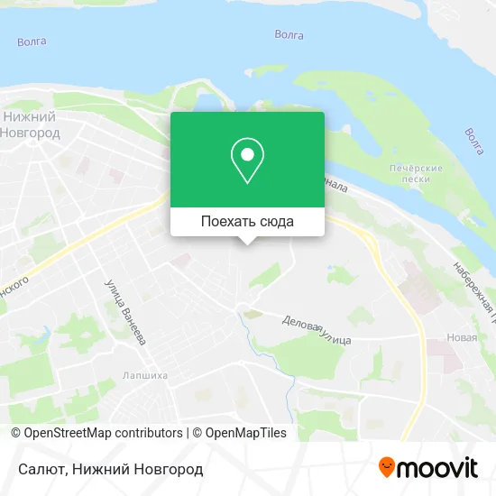 Карта Салют