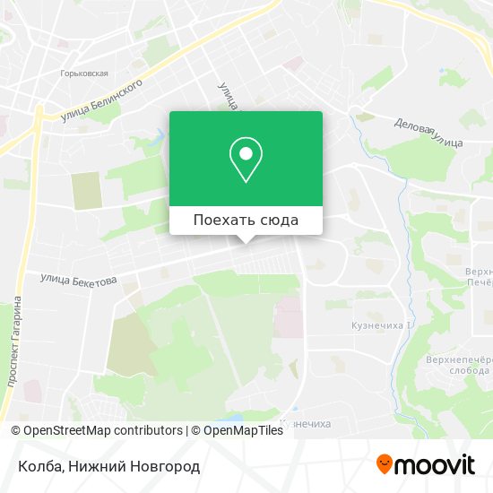 Карта Колба