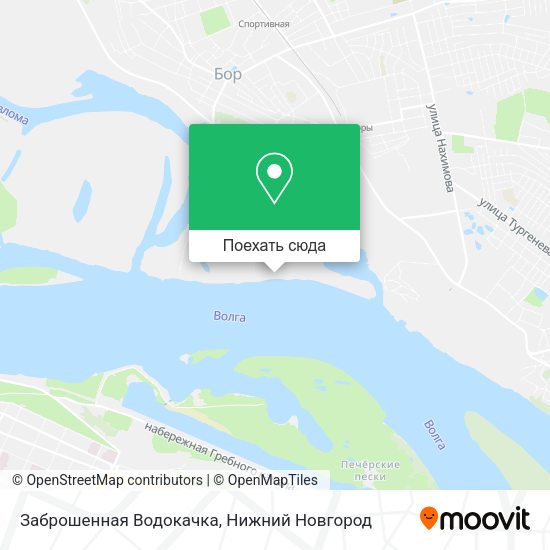 Карта Заброшенная Водокачка