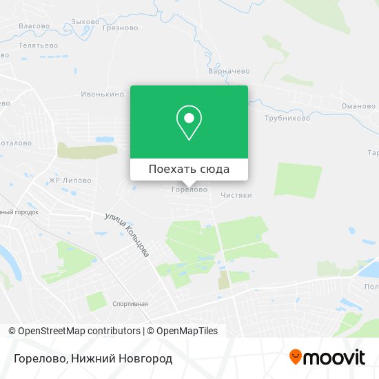 Карта Горелово