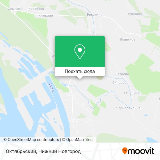 Карта Октябрьский