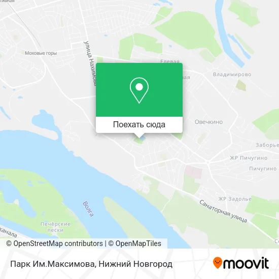 Карта Парк Им.Максимова