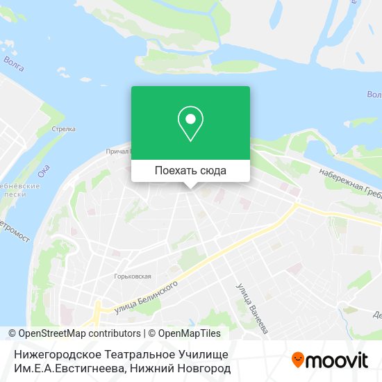 Карта Нижегородское Театральное Училище Им.Е.А.Евстигнеева