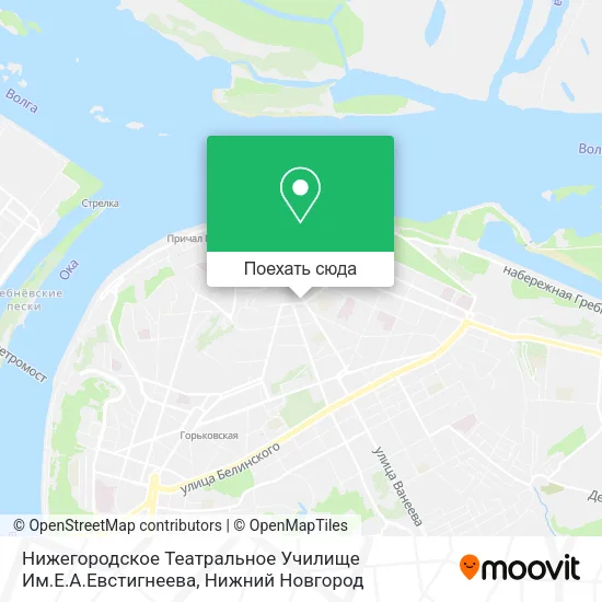 Карта Нижегородское Театральное Училище Им.Е.А.Евстигнеева