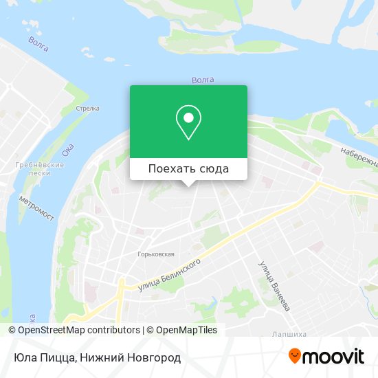 Карта Юла Пицца