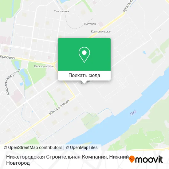 Карта Нижегородская Строительная Компания