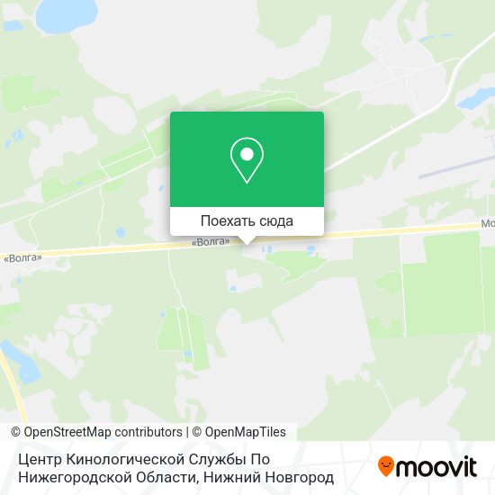 Карта Центр Кинологической Службы По Нижегородской Области