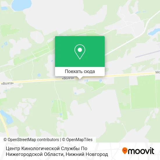 Карта Центр Кинологической Службы По Нижегородской Области