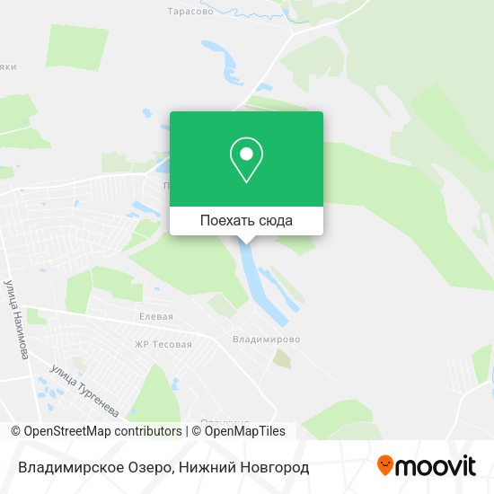Карта Владимирское Озеро