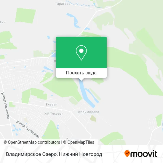 Карта Владимирское Озеро