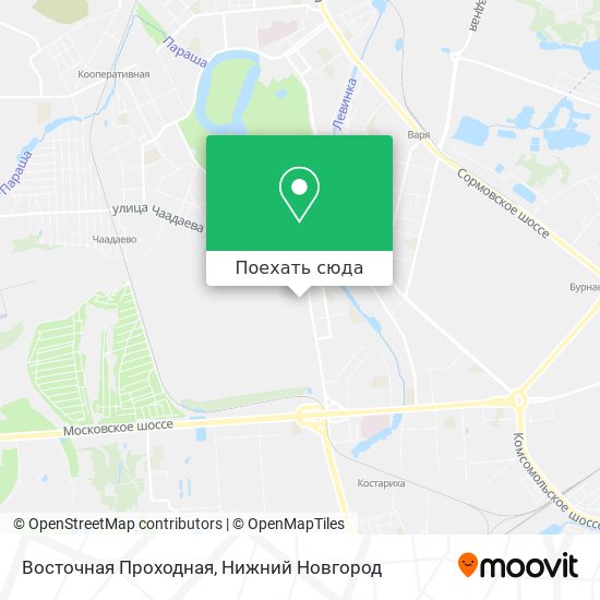 Карта Восточная Проходная