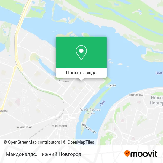 Карта Макдоналдс