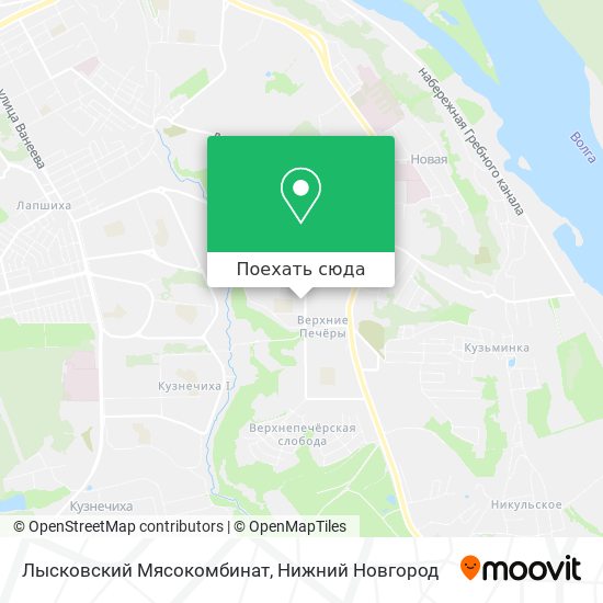 Карта Лысковский Мясокомбинат