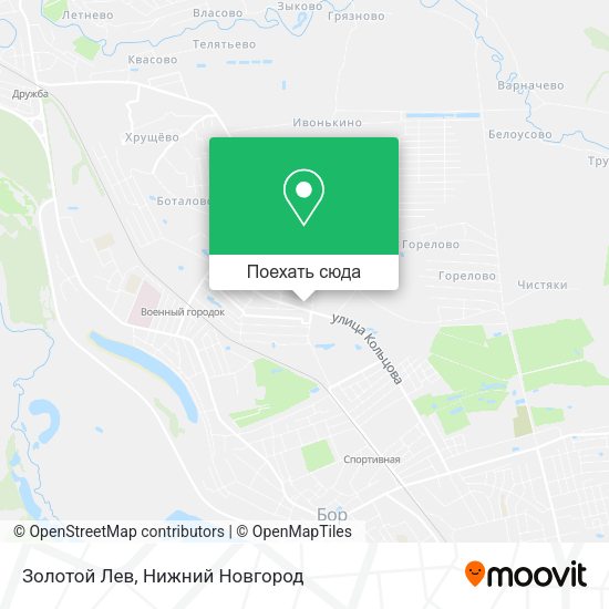 Карта Золотой Лев