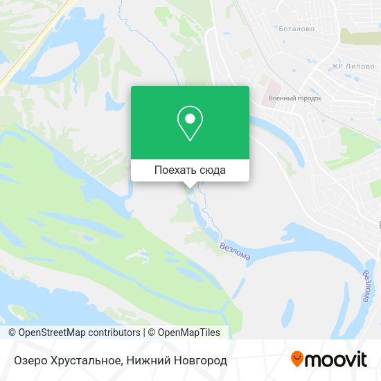Карта Озеро Хрустальное