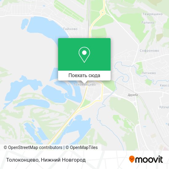 Карта Толоконцево