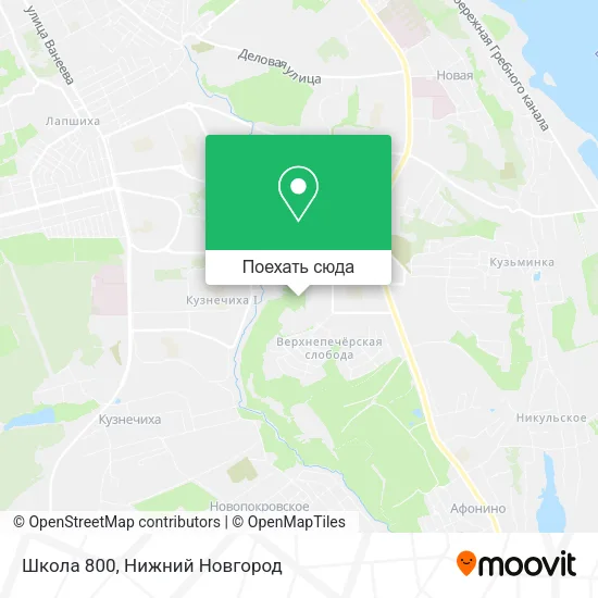 Карта Школа 800