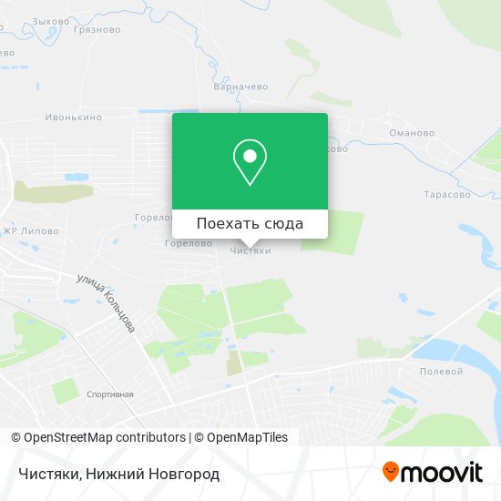 Карта Чистяки